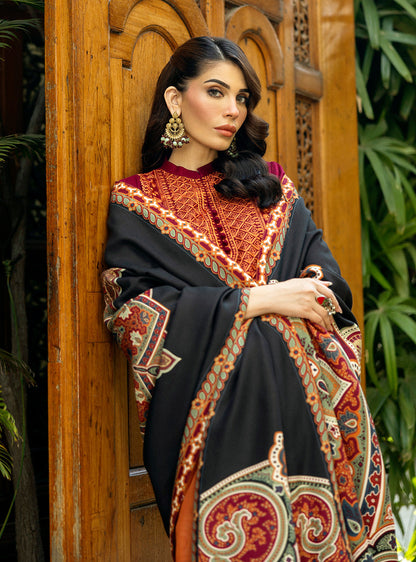 Zainab Chottani | Winter Shawls 24 |  Sila - House Of Anaya