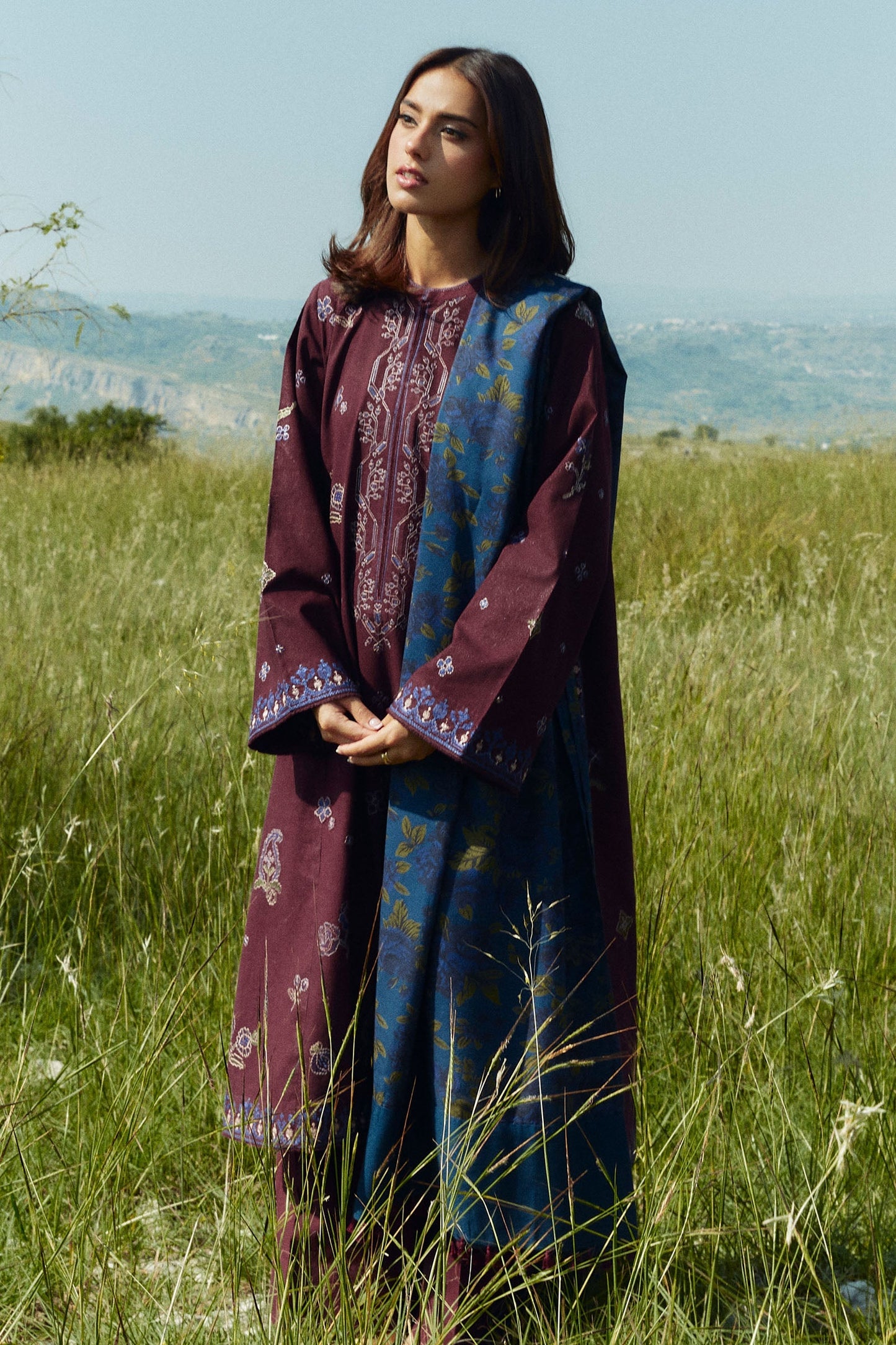 Zara Shahjahan | Coco Winter 24 | Amethyst-8A