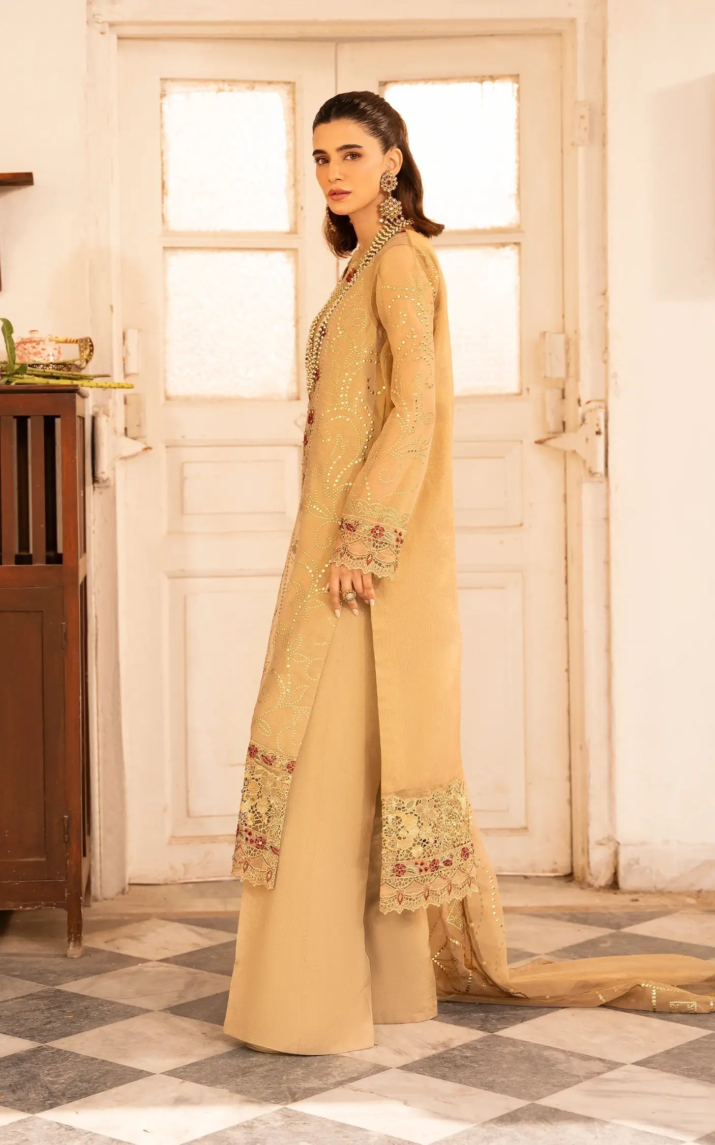 Asifa and Nabeel | Sunehri Eid 25 | Zareen-(SEF25-06) - House Of Anaya