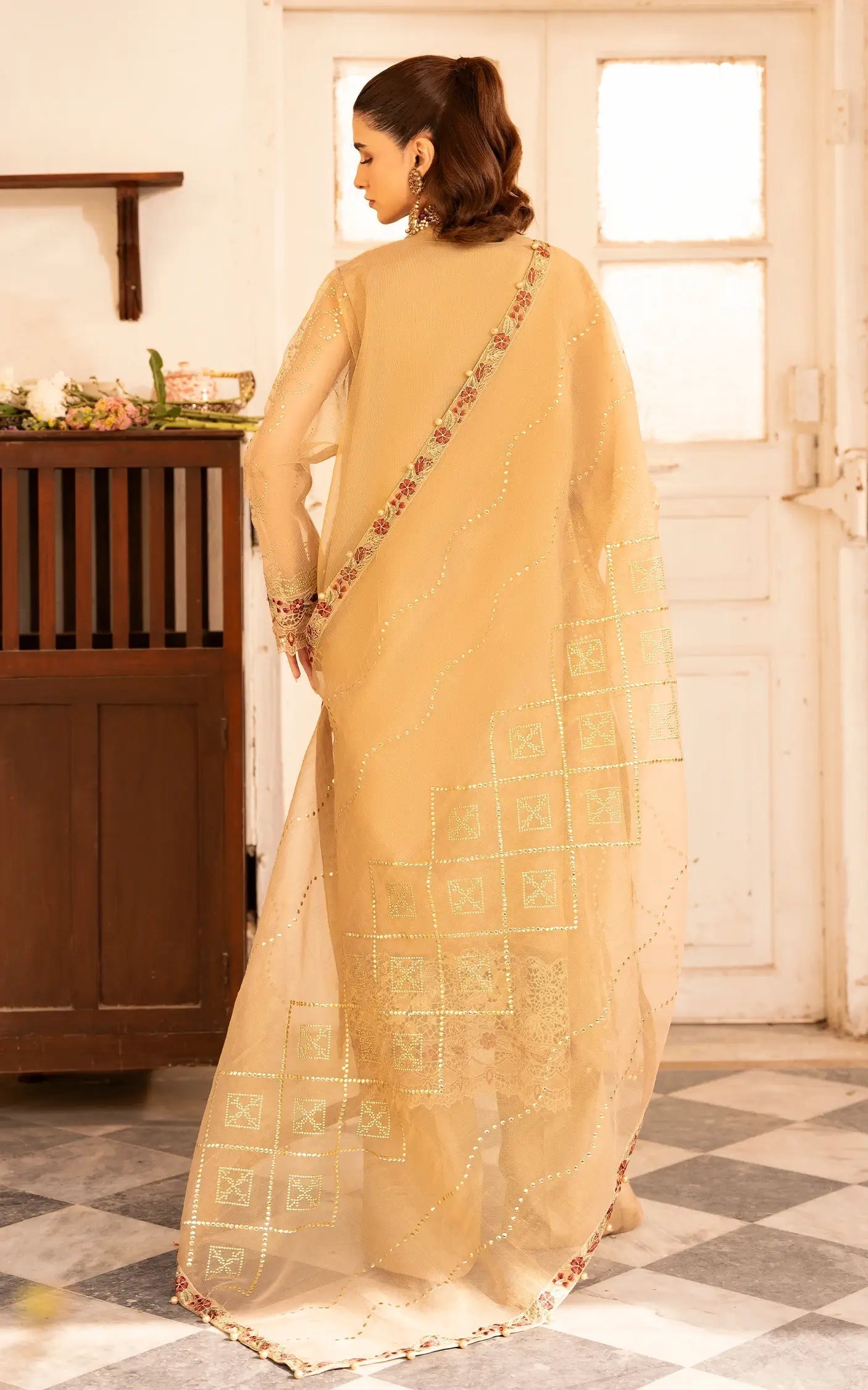 Asifa and Nabeel | Sunehri Eid 25 | Zareen-(SEF25-06) - House Of Anaya