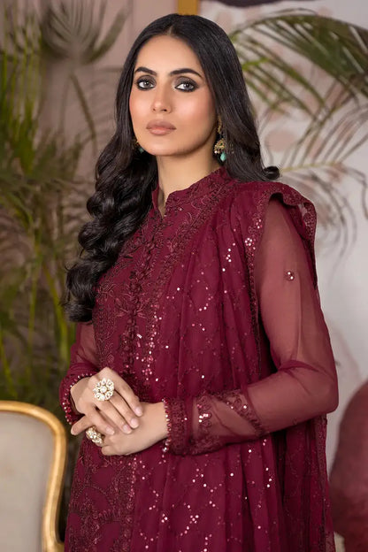 Zarif | Afreen Formals | ZA 04 MULBERRY - House Of Anaya