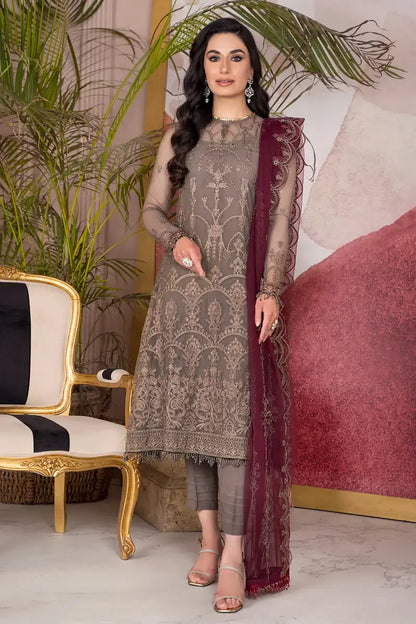 Zarif | Afreen Formals | ZA 10 DOVE - House Of Anaya