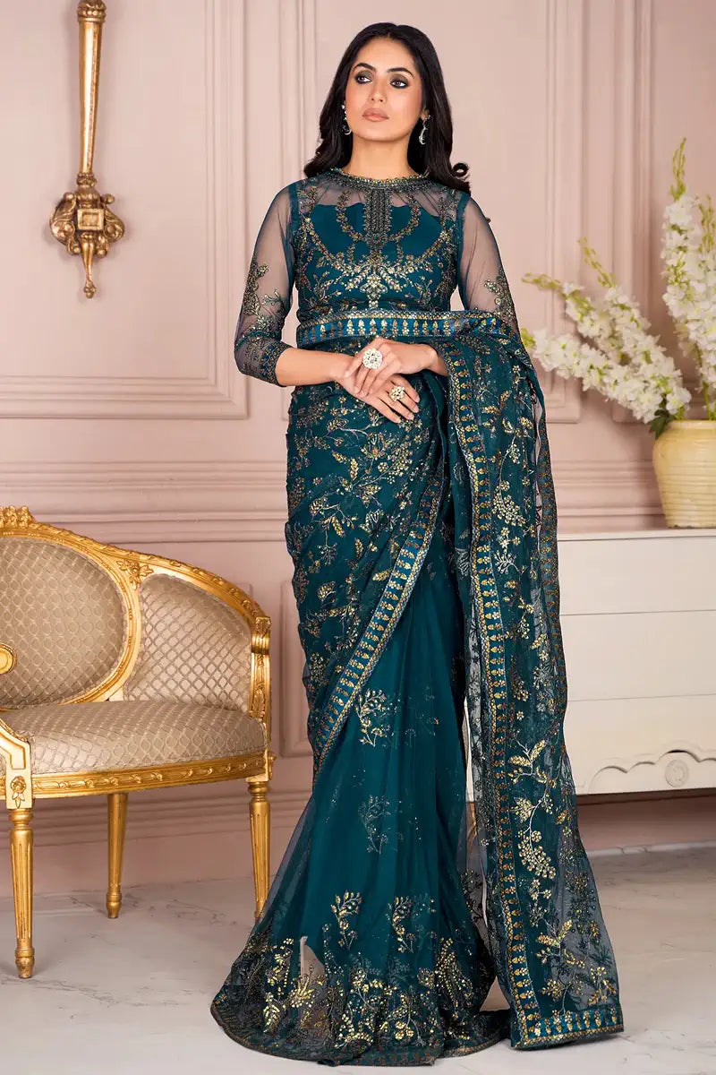 Zarif | Afreen Formals | ZA 01 EVERGREEN - House Of Anaya