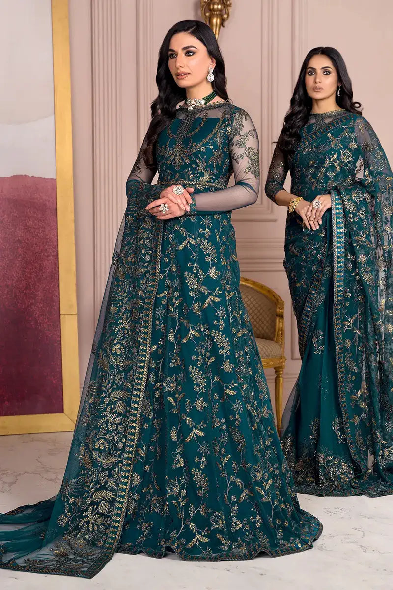 Zarif | Afreen Formals | ZA 01 EVERGREEN - House Of Anaya