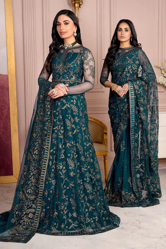 Zarif | Afreen Formals | ZA 01 EVERGREEN - House Of Anaya