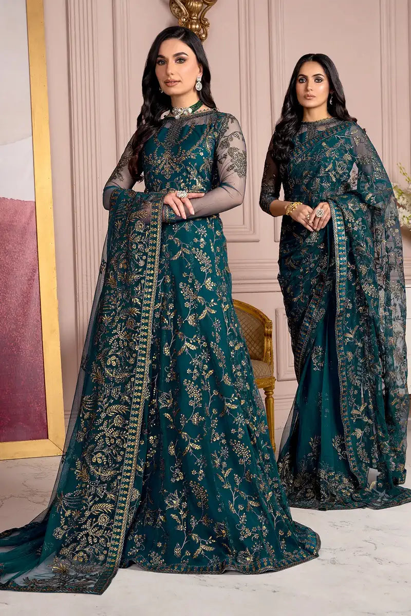 Zarif | Afreen Formals | ZA 01 EVERGREEN - House Of Anaya