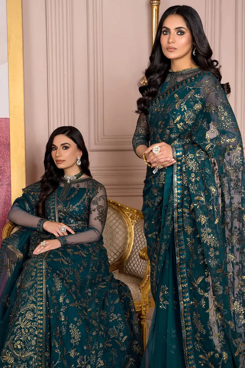 Zarif | Afreen Formals | ZA 01 EVERGREEN - House Of Anaya