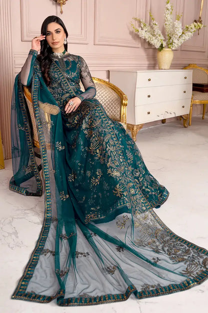 Zarif | Afreen Formals | ZA 01 EVERGREEN - House Of Anaya