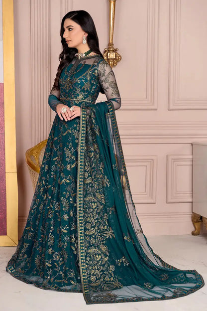 Zarif | Afreen Formals | ZA 01 EVERGREEN - House Of Anaya