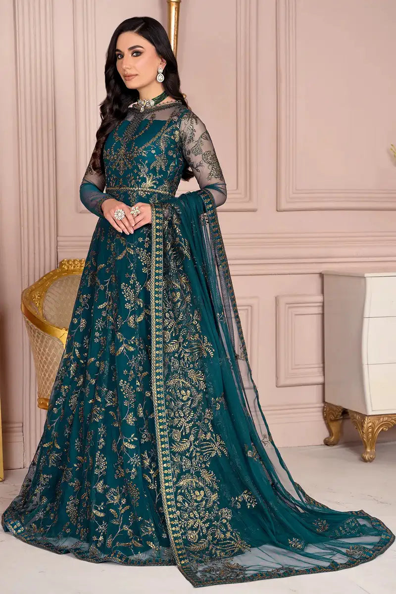 Zarif | Afreen Formals | ZA 01 EVERGREEN - House Of Anaya