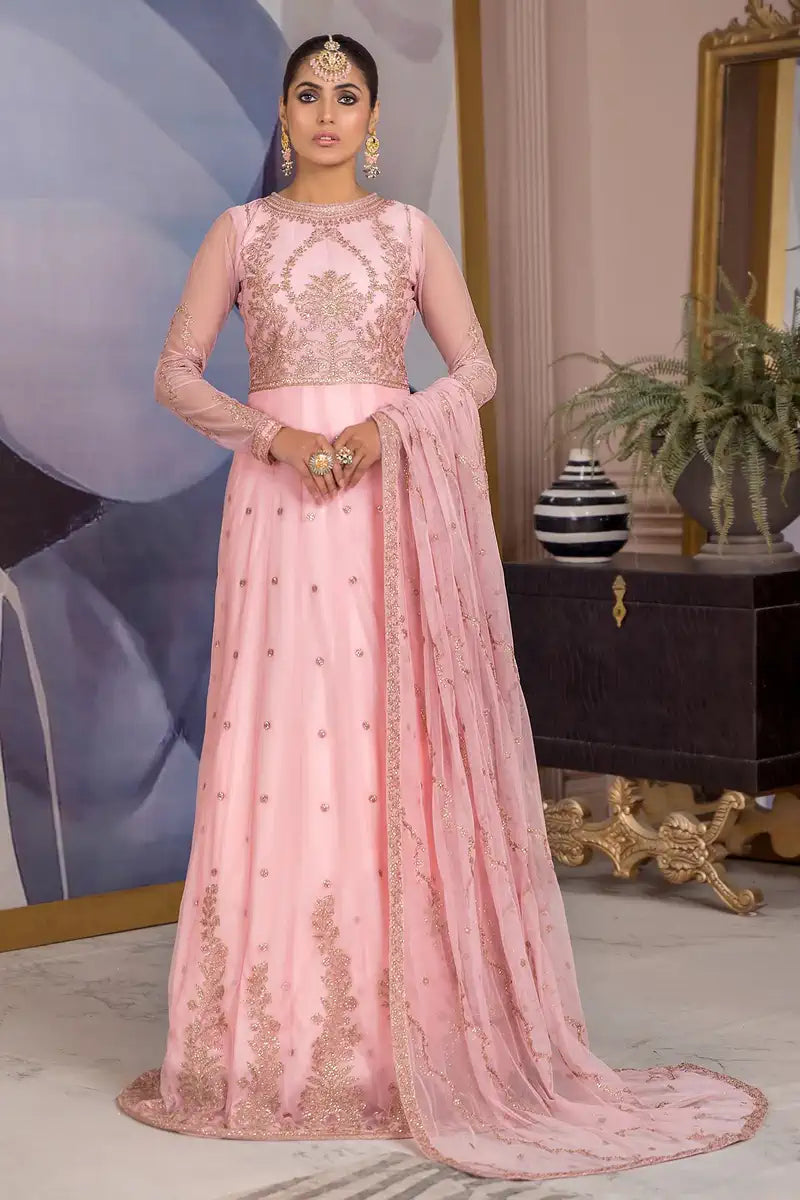 Zarif | Afreen Formals | ZA 06 FRENCH ROSE - House Of Anaya
