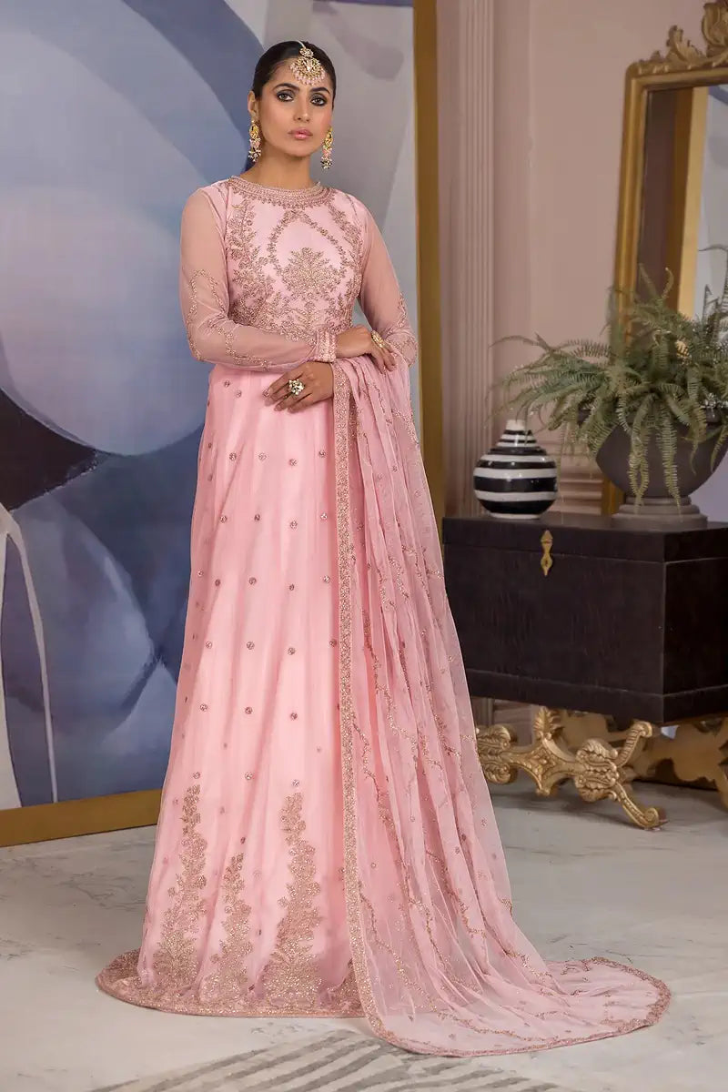 Zarif | Afreen Formals | ZA 06 FRENCH ROSE - House Of Anaya