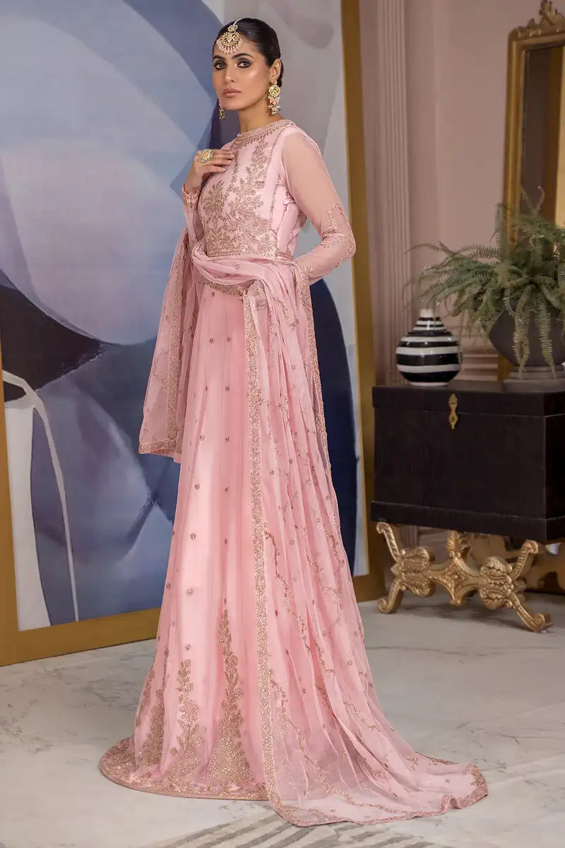 Zarif | Afreen Formals | ZA 06 FRENCH ROSE - House Of Anaya