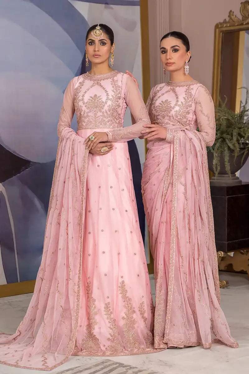 Zarif | Afreen Formals | ZA 06 FRENCH ROSE - House Of Anaya