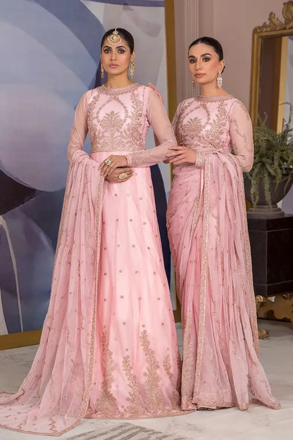 Zarif | Afreen Formals | ZA 06 FRENCH ROSE - House Of Anaya