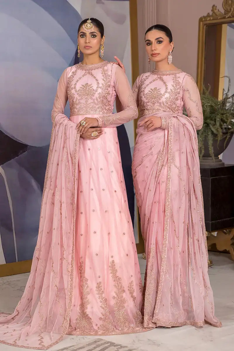 Zarif | Afreen Formals | ZA 06 FRENCH ROSE - House Of Anaya