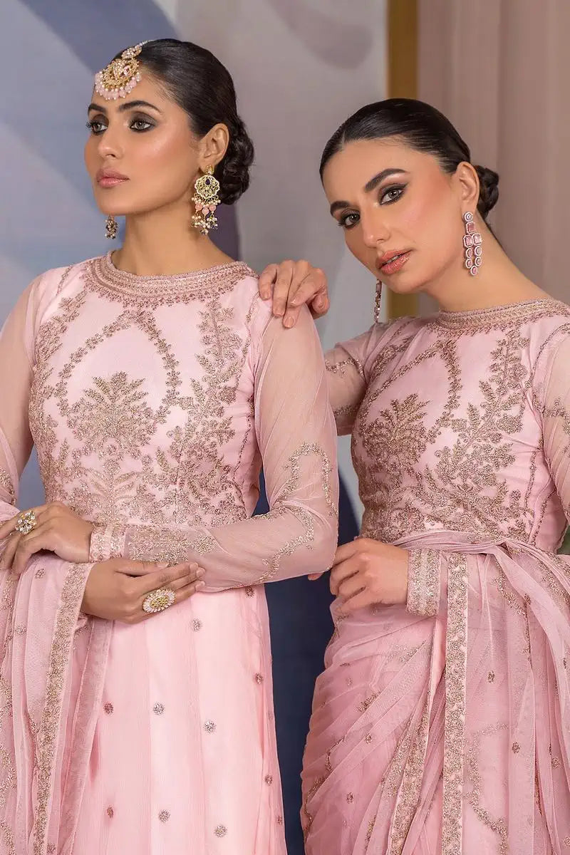 Zarif | Afreen Formals | ZA 06 FRENCH ROSE - House Of Anaya