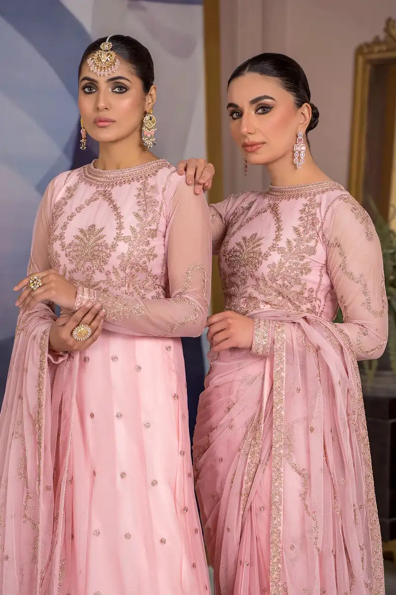 Zarif | Afreen Formals | ZA 06 FRENCH ROSE - House Of Anaya