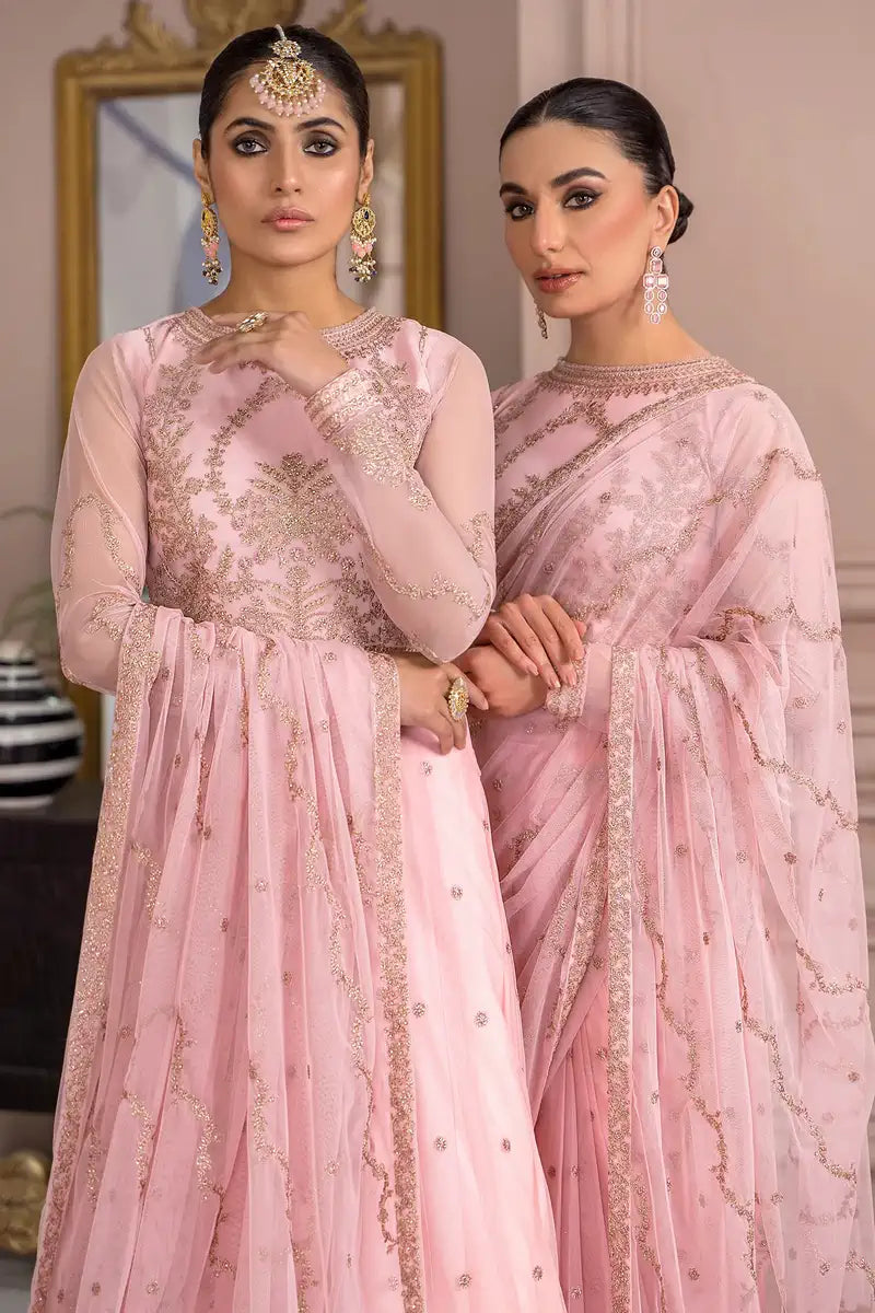 Zarif | Afreen Formals | ZA 06 FRENCH ROSE - House Of Anaya