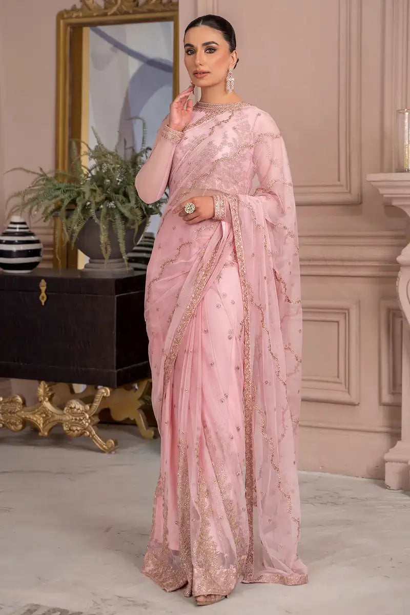 Zarif | Afreen Formals | ZA 06 FRENCH ROSE - House Of Anaya