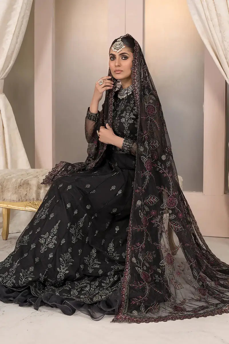 Zarif | Afreen Formals | ZA 03 Black AFFAIR - House Of Anaya