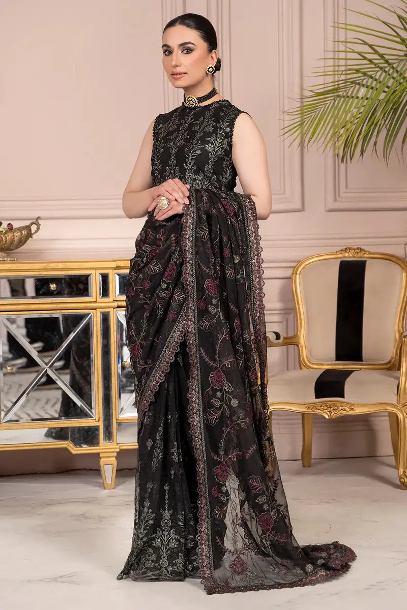 Zarif | Afreen Formals | ZA 03 Black AFFAIR - House Of Anaya