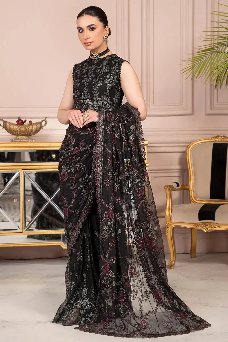 Zarif | Afreen Formals | ZA 03 Black AFFAIR - House Of Anaya