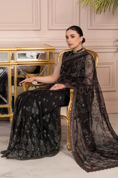 Zarif | Afreen Formals | ZA 03 Black AFFAIR - House Of Anaya