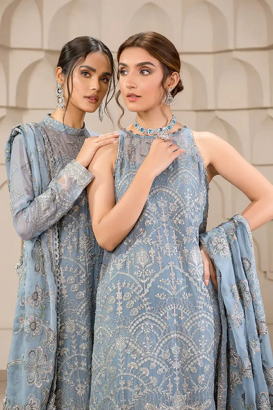 Zarif | Falak Formals | ZF 05 BLUE BELL - House Of Anaya