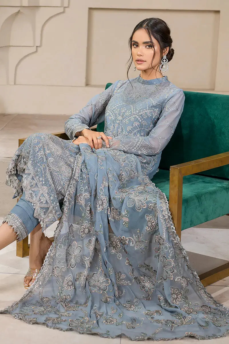 Zarif | Falak Formals | ZF 05 BLUE BELL - House Of Anaya