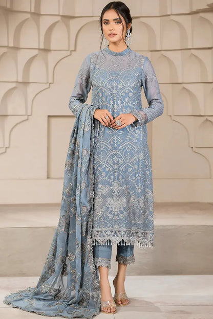 Zarif | Falak Formals | ZF 05 BLUE BELL - House Of Anaya