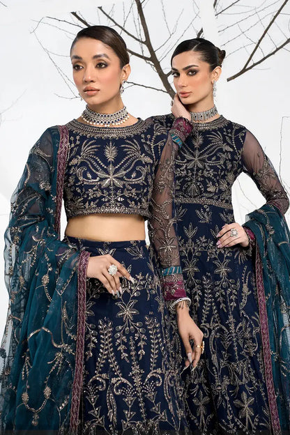Zarif | LA CELESTE LUXURY Formals | ZLC 01 BLUEBERRY - House Of Anaya