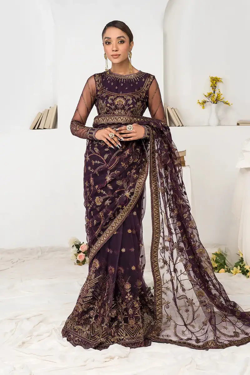 Zarif | LA CELESTE LUXURY Formals | ZLC 06 LAVENDER - House Of Anaya