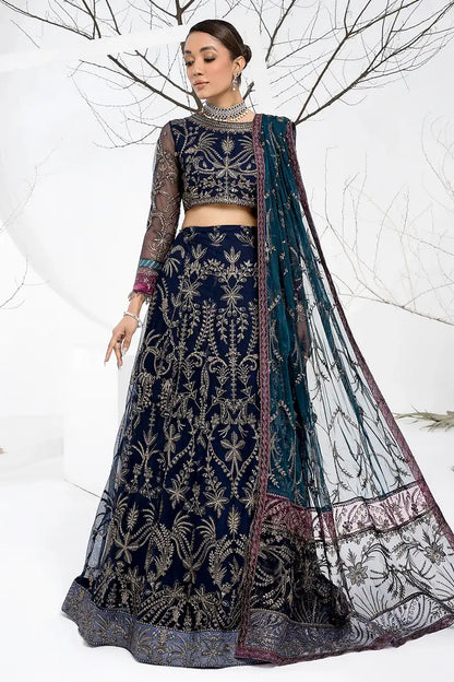 Zarif | LA CELESTE LUXURY Formals | ZLC 01 BLUEBERRY - House Of Anaya