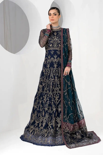 Zarif | LA CELESTE LUXURY Formals | ZLC 01 BLUEBERRY - House Of Anaya