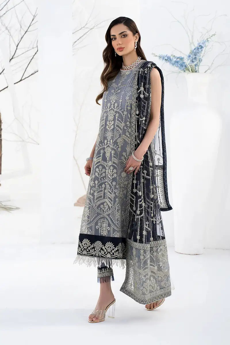 Zarif | LA CELESTE LUXURY Formals | ZLC 05 ASH Black - House Of Anaya