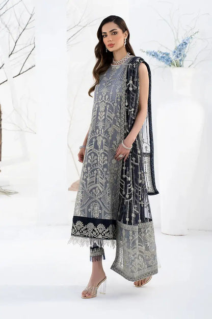 Zarif | LA CELESTE LUXURY Formals | ZLC 05 ASH Black - House Of Anaya