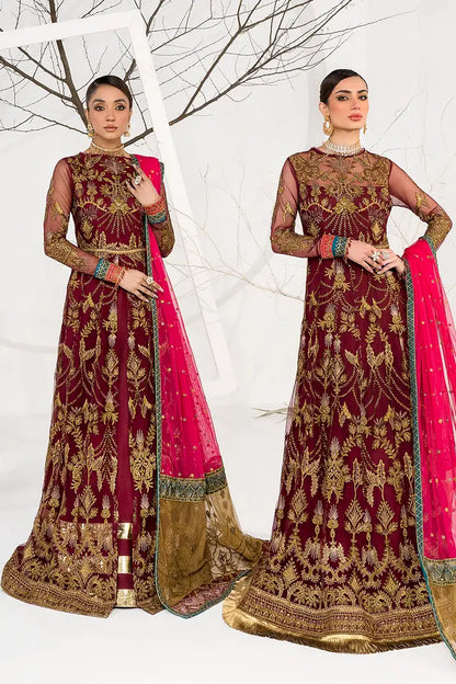Zarif | LA CELESTE LUXURY Formals | ZLC 04 BURNT ROSE - House Of Anaya