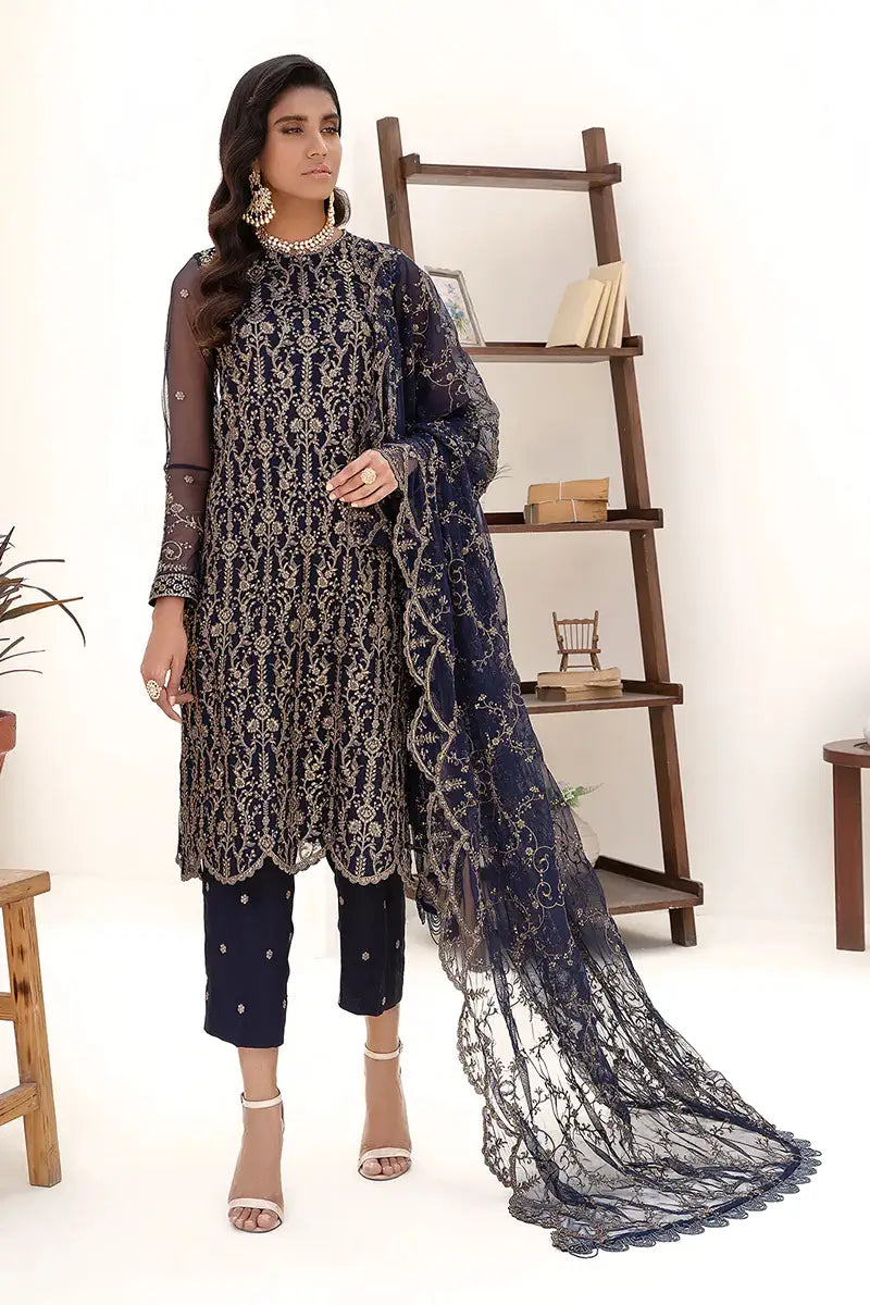 Zarif | Nazneen Formals | ZN 09 DEEP PINE - House Of Anaya
