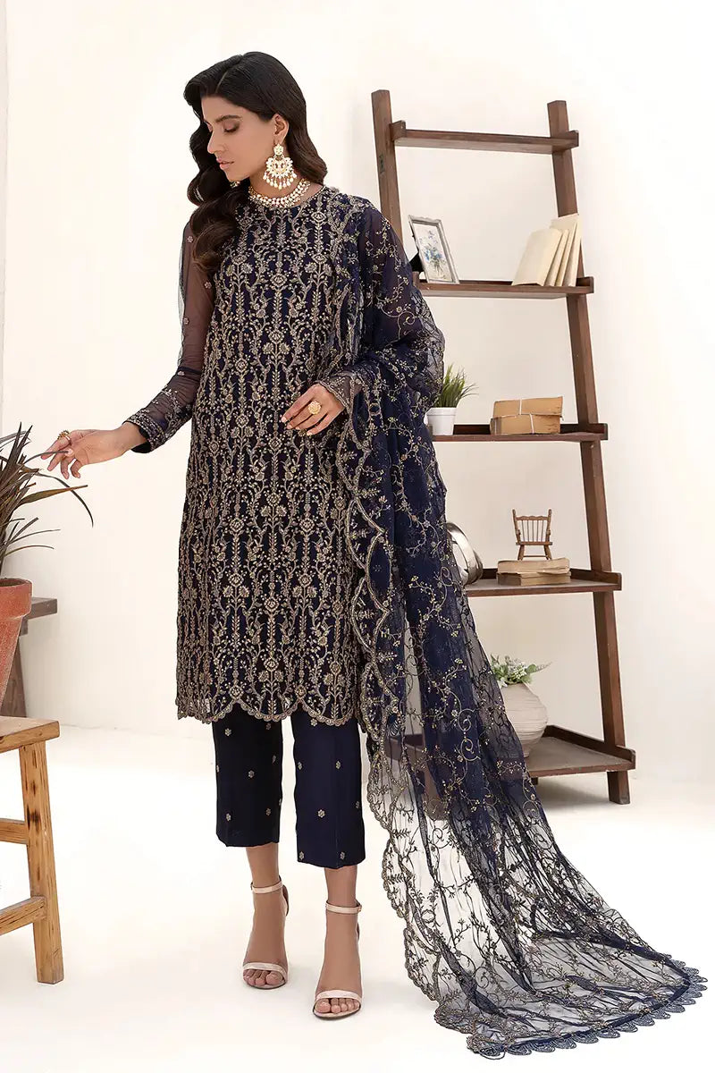 Zarif | Nazneen Formals | ZN 09 DEEP PINE - House Of Anaya