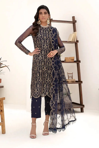 Zarif | Nazneen Formals | ZN 09 DEEP PINE - House Of Anaya