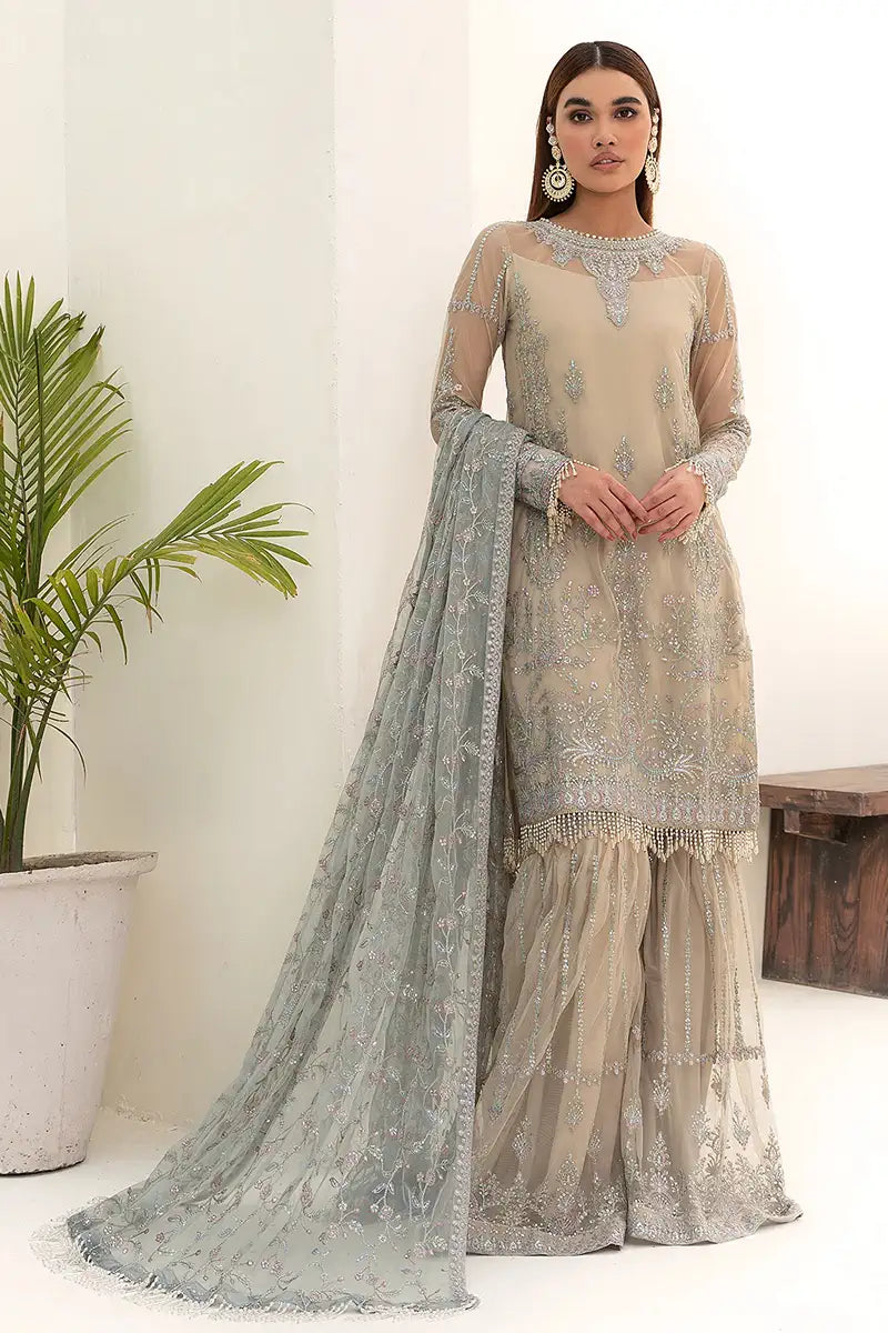 Zarif | Nazneen Formals | ZN 04 MOON LIGHT - House Of Anaya