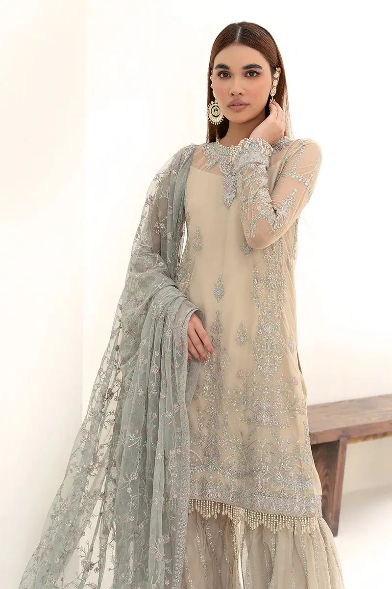 Zarif | Nazneen Formals | ZN 04 MOON LIGHT - House Of Anaya