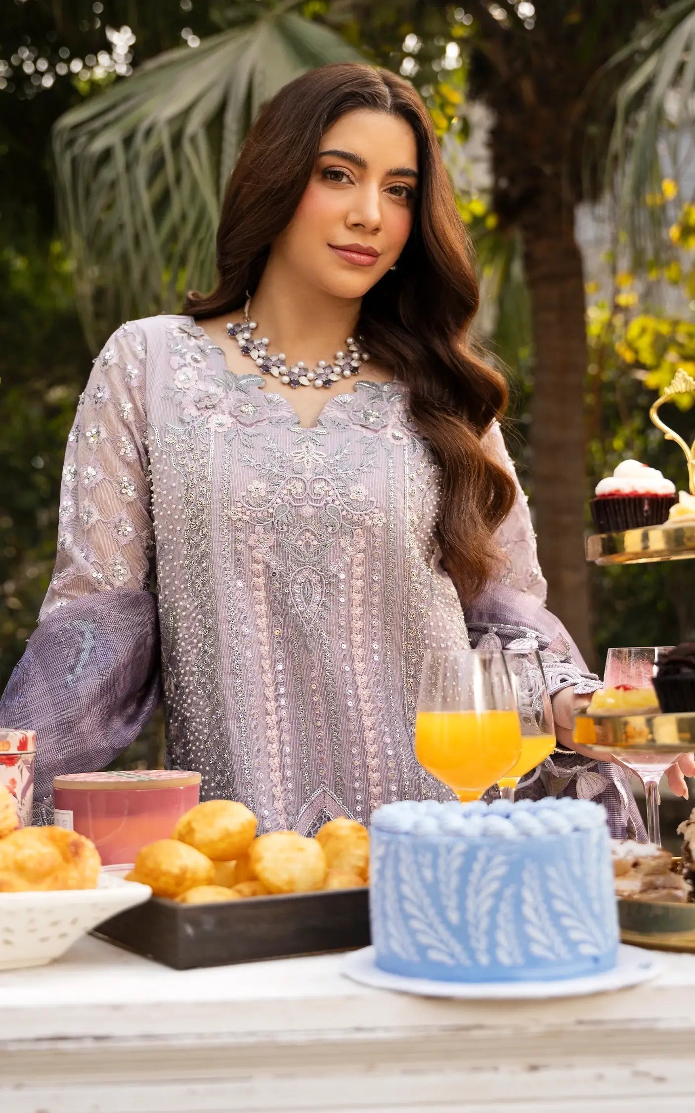 Asifa and Nabeel | Sunehri Eid 25 | Zarlish-(SEF25-02) - House Of Anaya