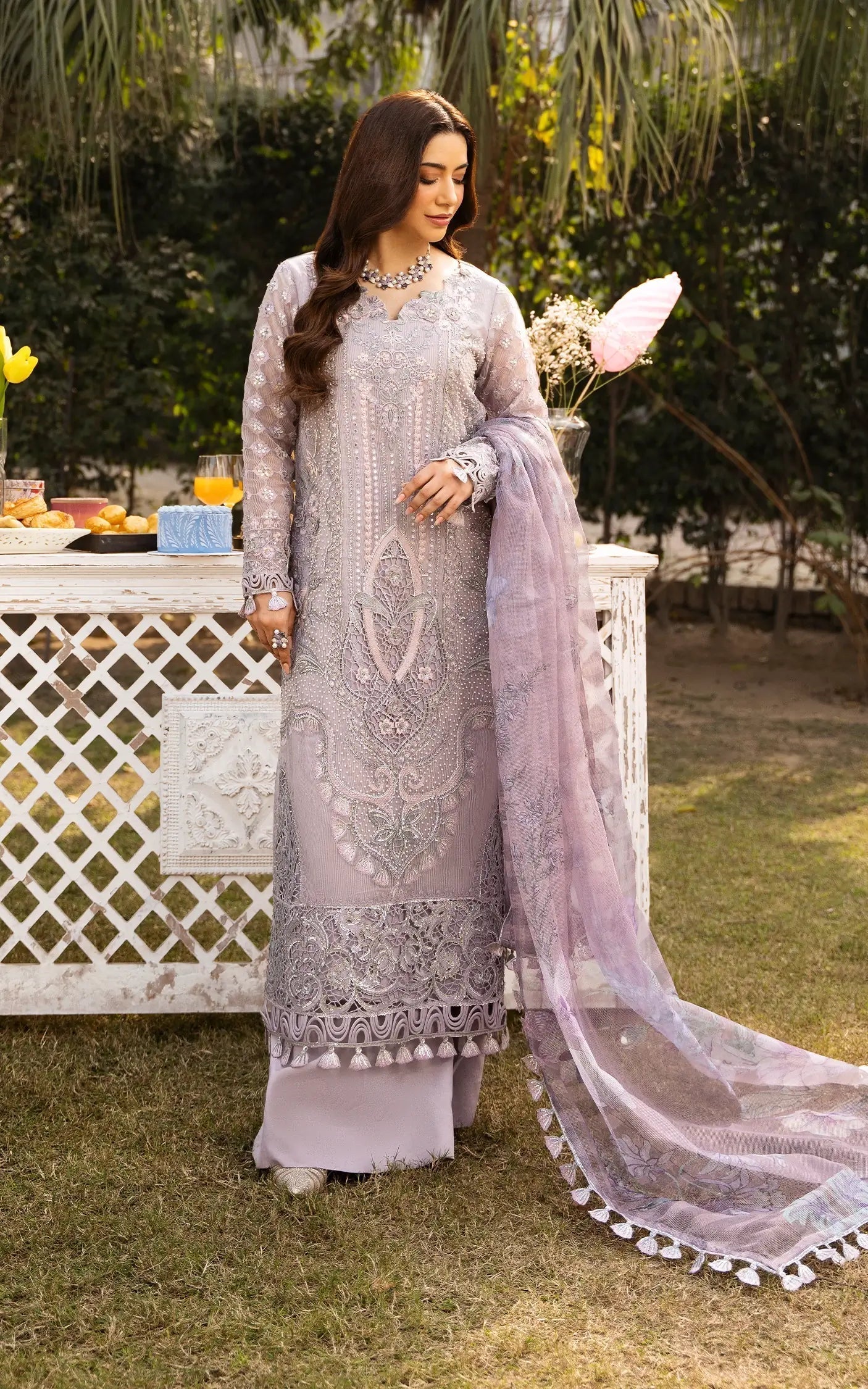 Asifa and Nabeel | Sunehri Eid 25 | Zarlish-(SEF25-02) - House Of Anaya