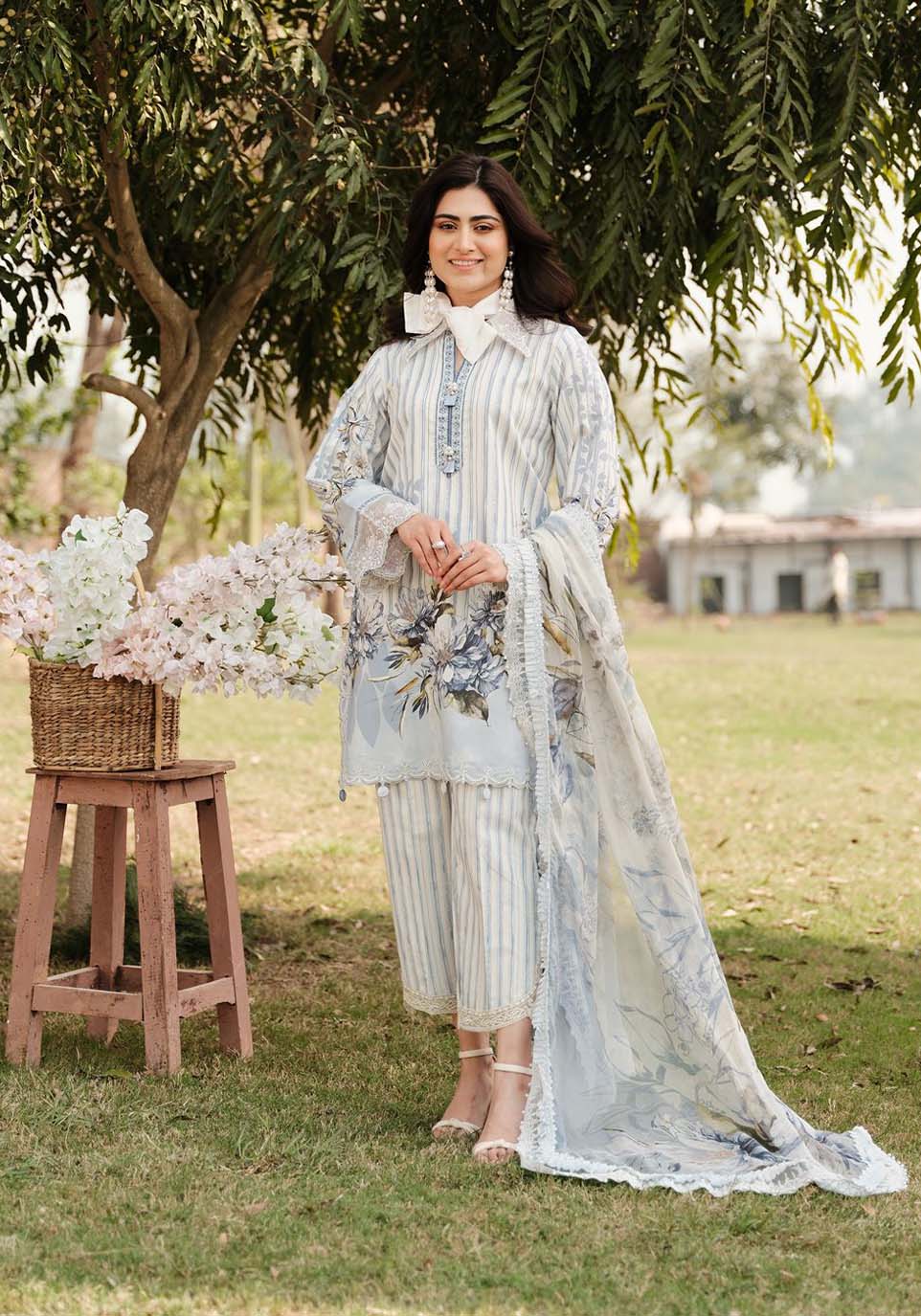 Zarqash | Luxe Lawn 24 | ZQ 15 - House Of Anaya