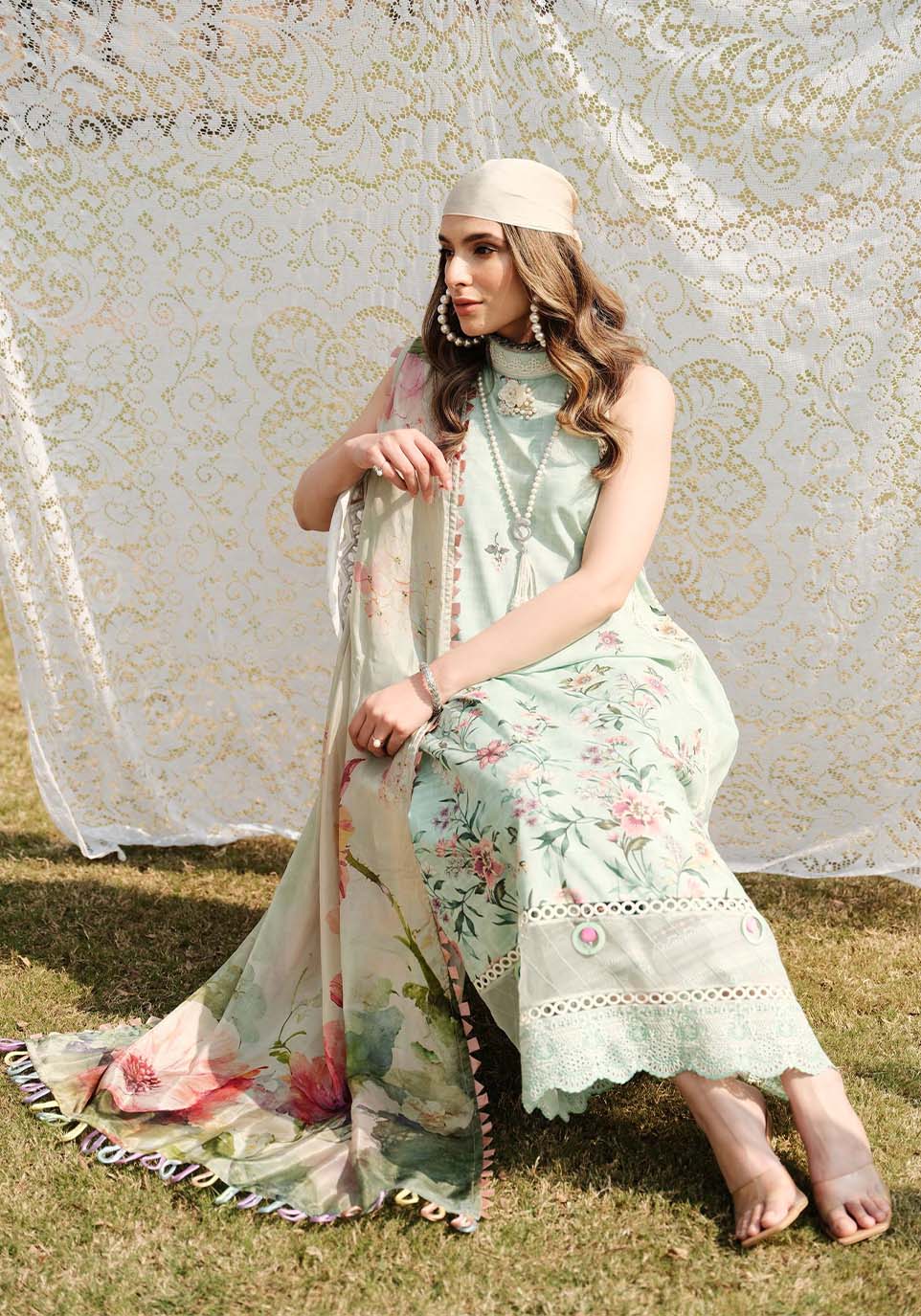 Zarqash | Luxe Lawn 24 | ZQ 8 - House Of Anaya