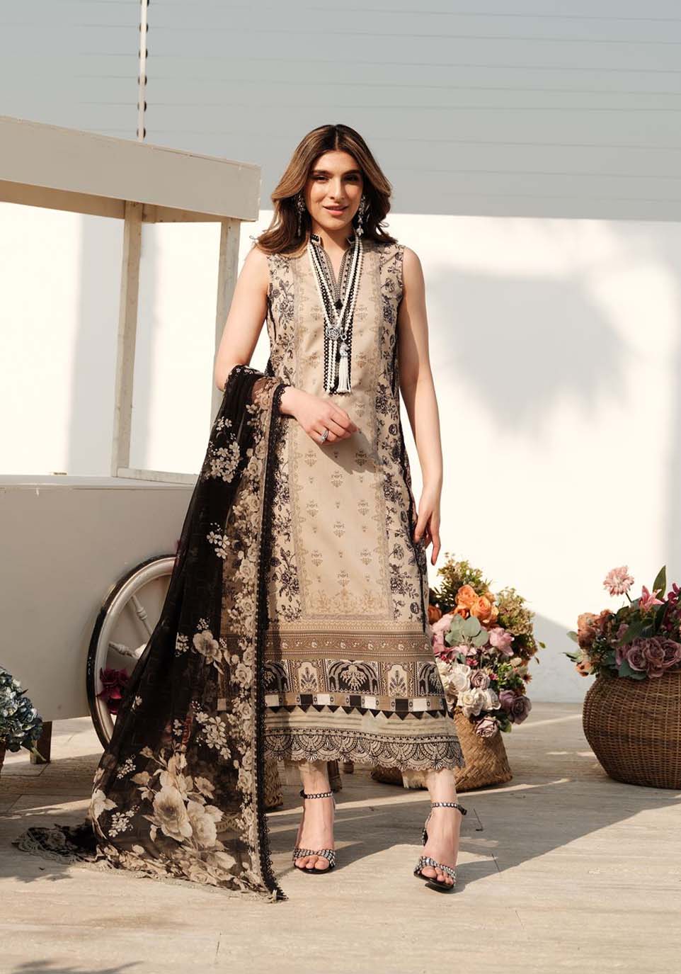 Zarqash | Luxe Lawn 24 | ZQ 1 - House Of Anaya