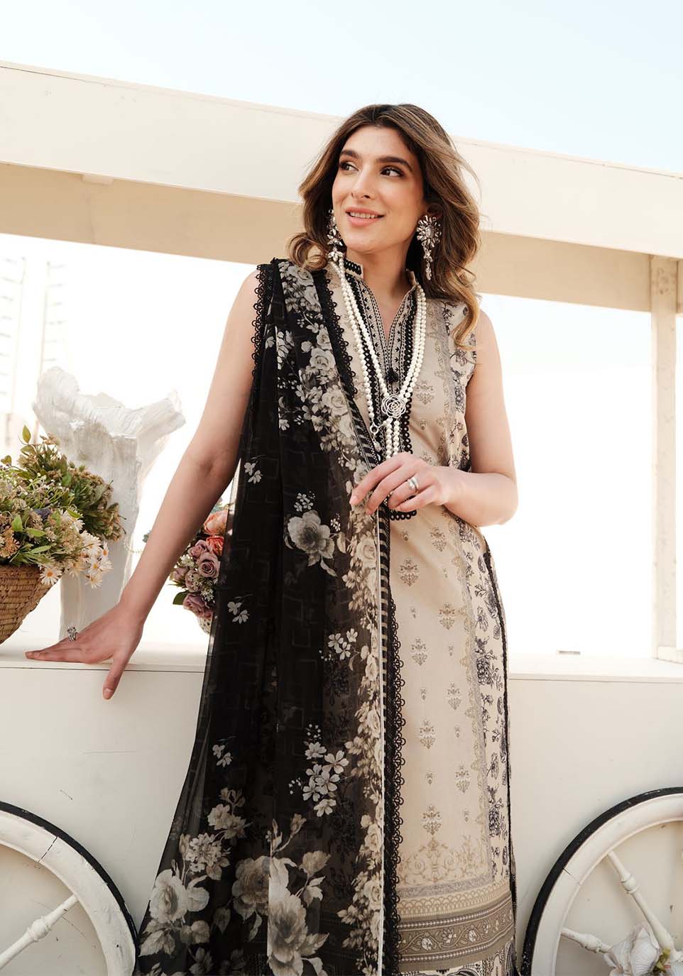 Zarqash | Luxe Lawn 24 | ZQ 1 - House Of Anaya