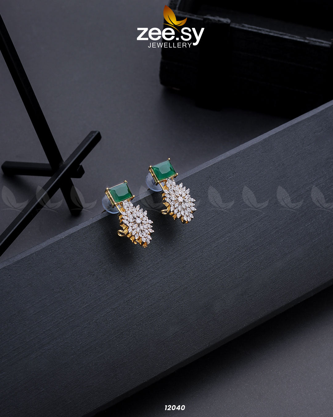 Zircon Cluster Earrings - Libasekhas